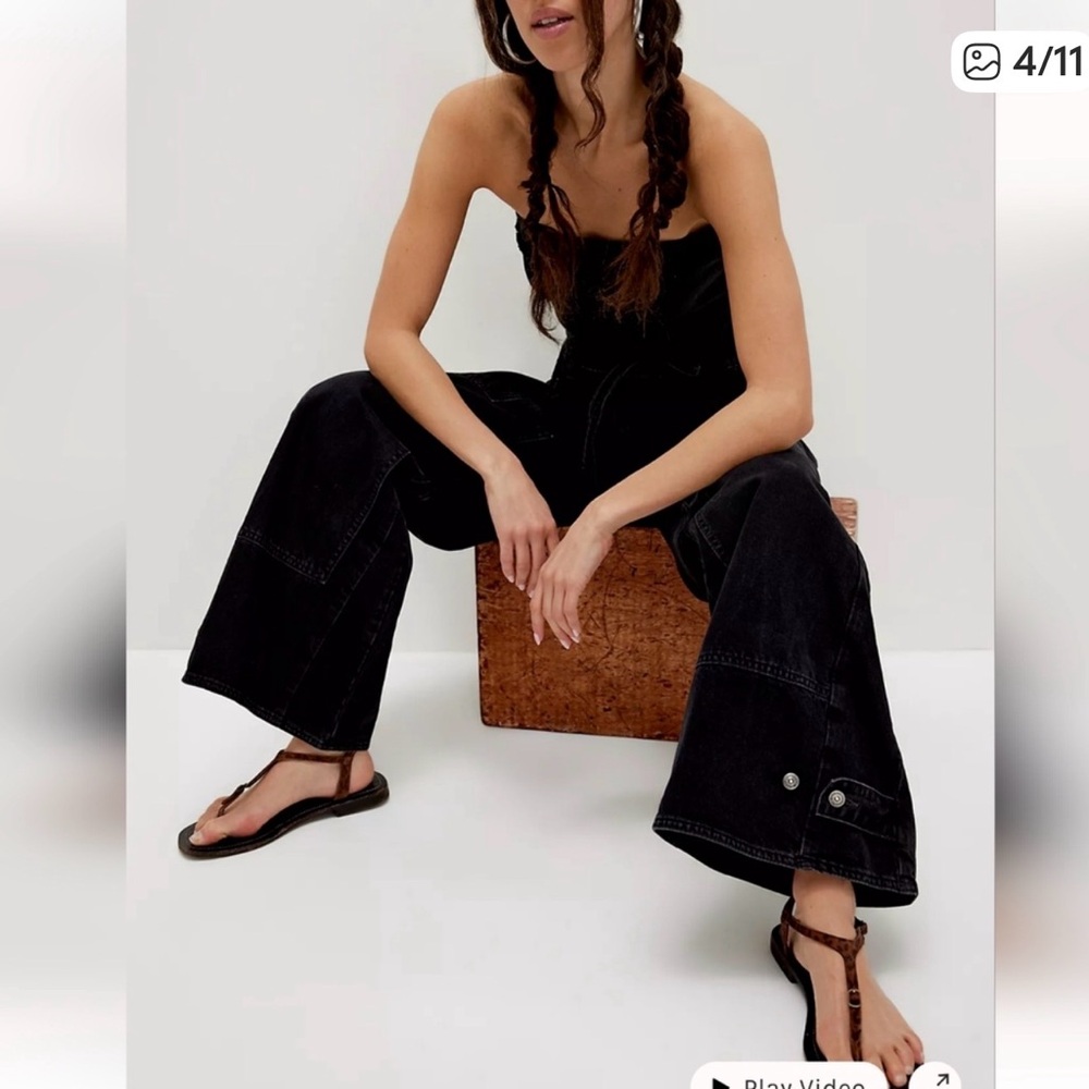⭐️NWT We The free Crvy Outlaw Wide Leg Jeans⭐️ - Picture 3 of 10